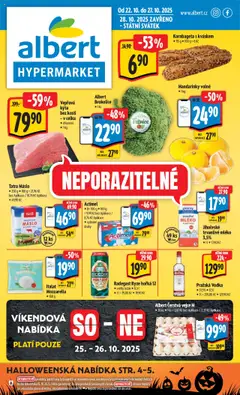 Náhled letáku Albert leták - Hypermarket od 22.10.2025