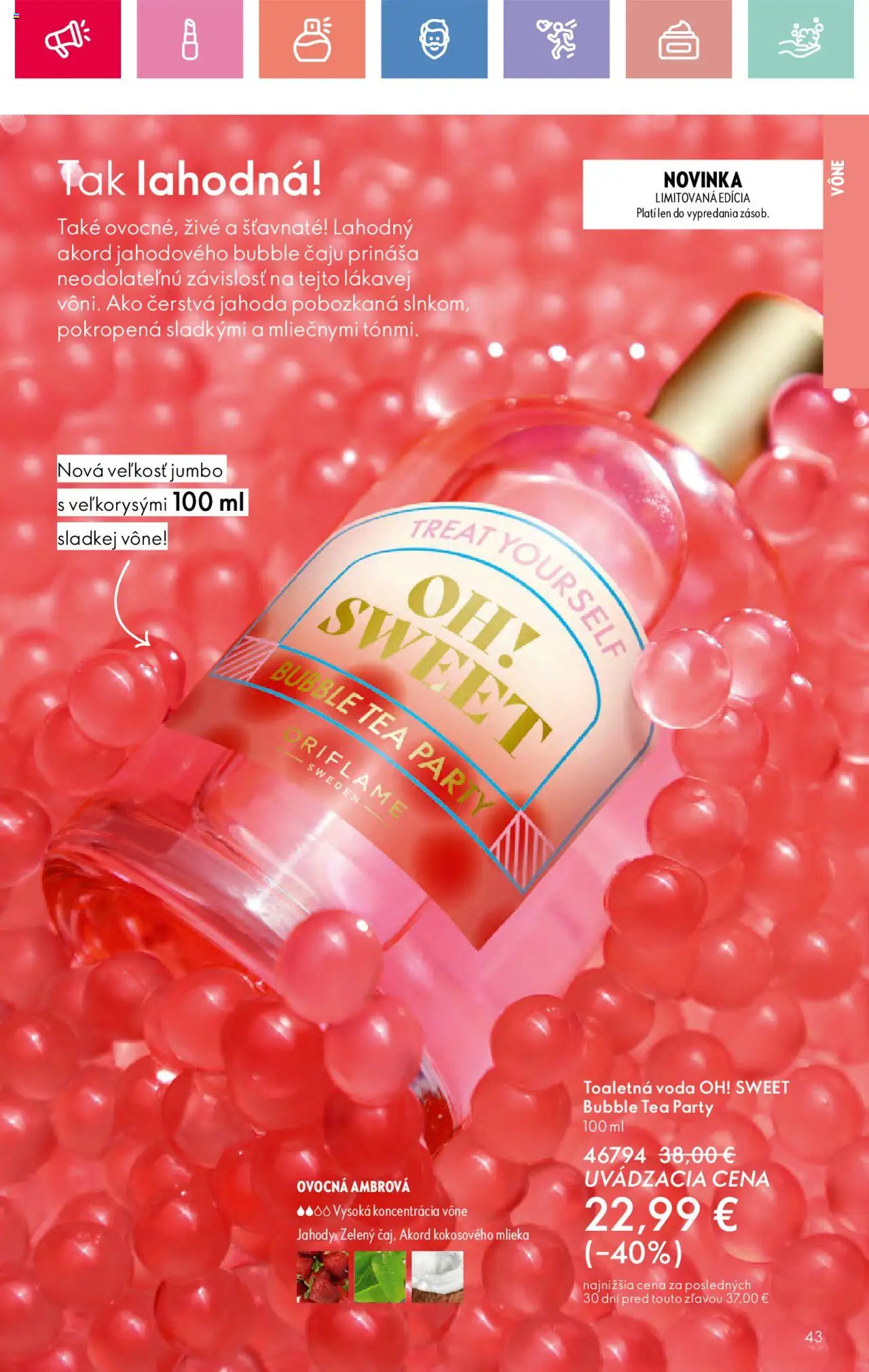 Katalóg Oriflame 9 2025 │ platný od 15.06.2025 | Strana: 43 | Produkty: Toaletná voda, Voda