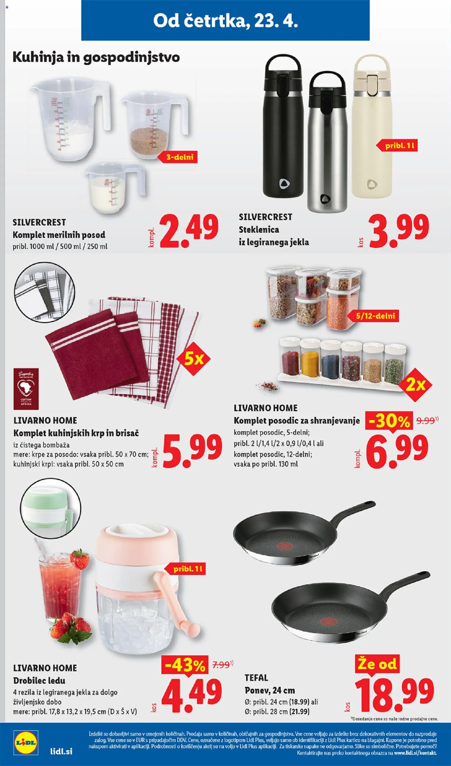 Novi Lidl katalog ponudbe – veljaven od 23.04.2026 | Stran: 34 | Izdelki: Steklenica, Kuhinja