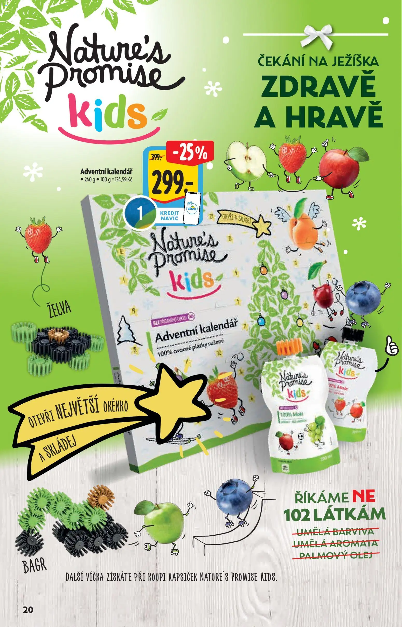 Albert katalog - Supermarket od 29.10.2025 | Strana: 20 | Produkty: Olej, Adventní kalendář, Kalendář