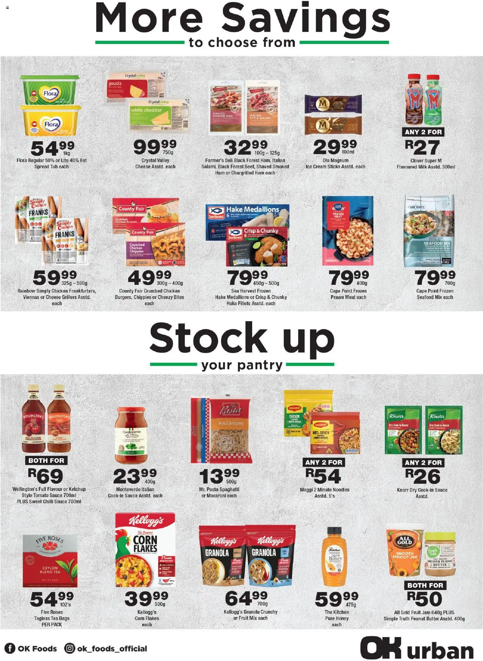 New OK Foods catalogue – valid from 11.03.2026 | Page: 3 | Products: Cheese, Tomato sauce, Ice cream, Sauce
