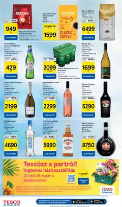 Tesco akciós ujság - amely érvényes a következő dátumtól: 10.07.2025 | Oldal: 6 | Termékek: Nescafé, Bourbon, Sör, Szemes kávé