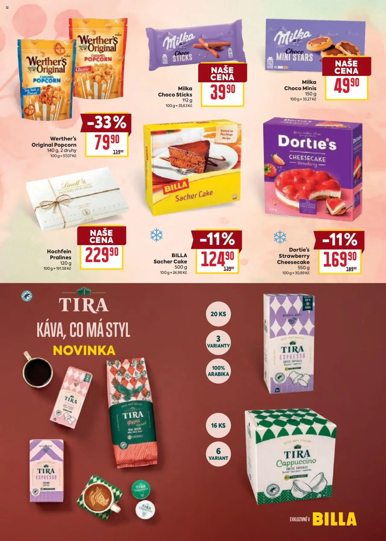 Billa katalog - Podzimní nápoje 2 od 01.10.2025 | Strana: 6 | Produkty: Milka, Popcorn, Cheesecake, Cappuccino
