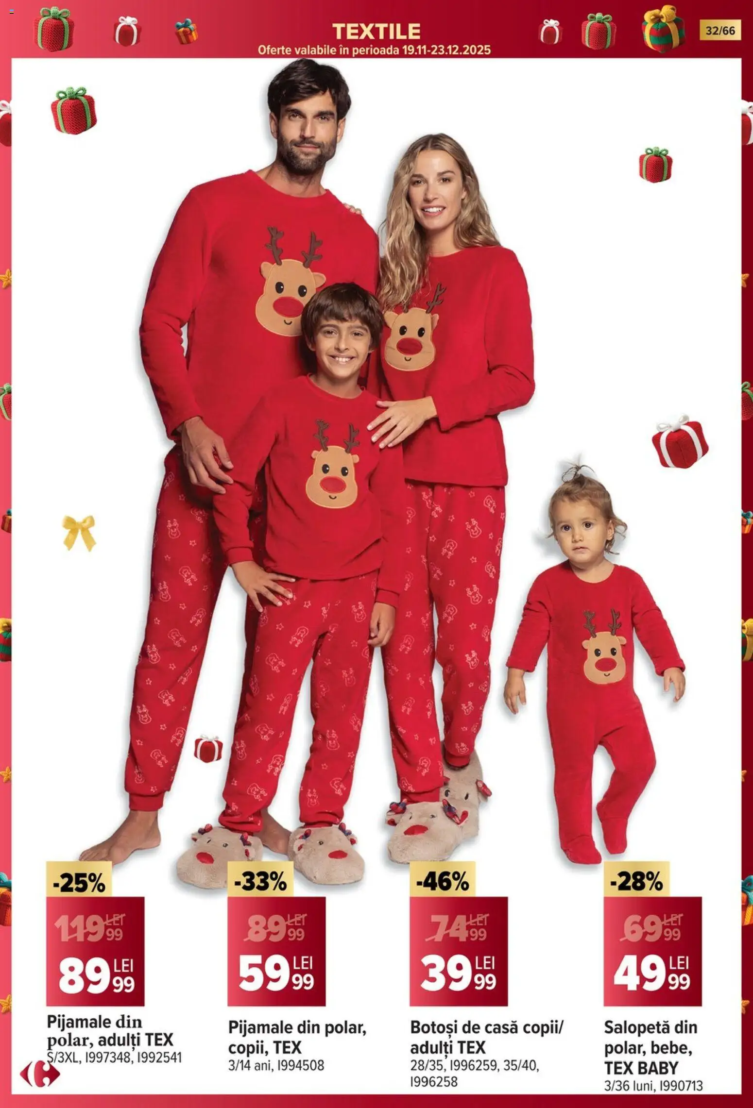 Noul catalog Carrefour – valabil de la 19.11.2025 | Pagină: 32 | Produse: Salopetă, Pijamale