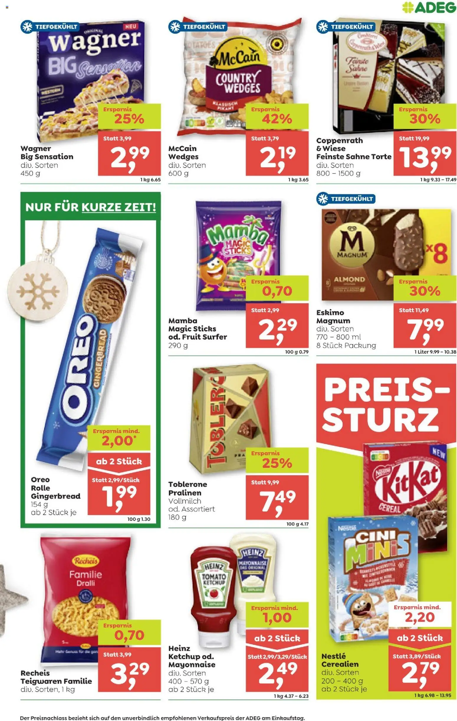 ADEG Flugblatt gültig ab 11.12.2025 | Seite: 7 | Produkte: Ketchup, Sahne, Mayonnaise