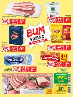 Tuš katalog akcije – veljaven od 03.12.2025 | Stran: 8 | Izdelki: Pašteta, Svinjsko meso, Testenine, Svedri