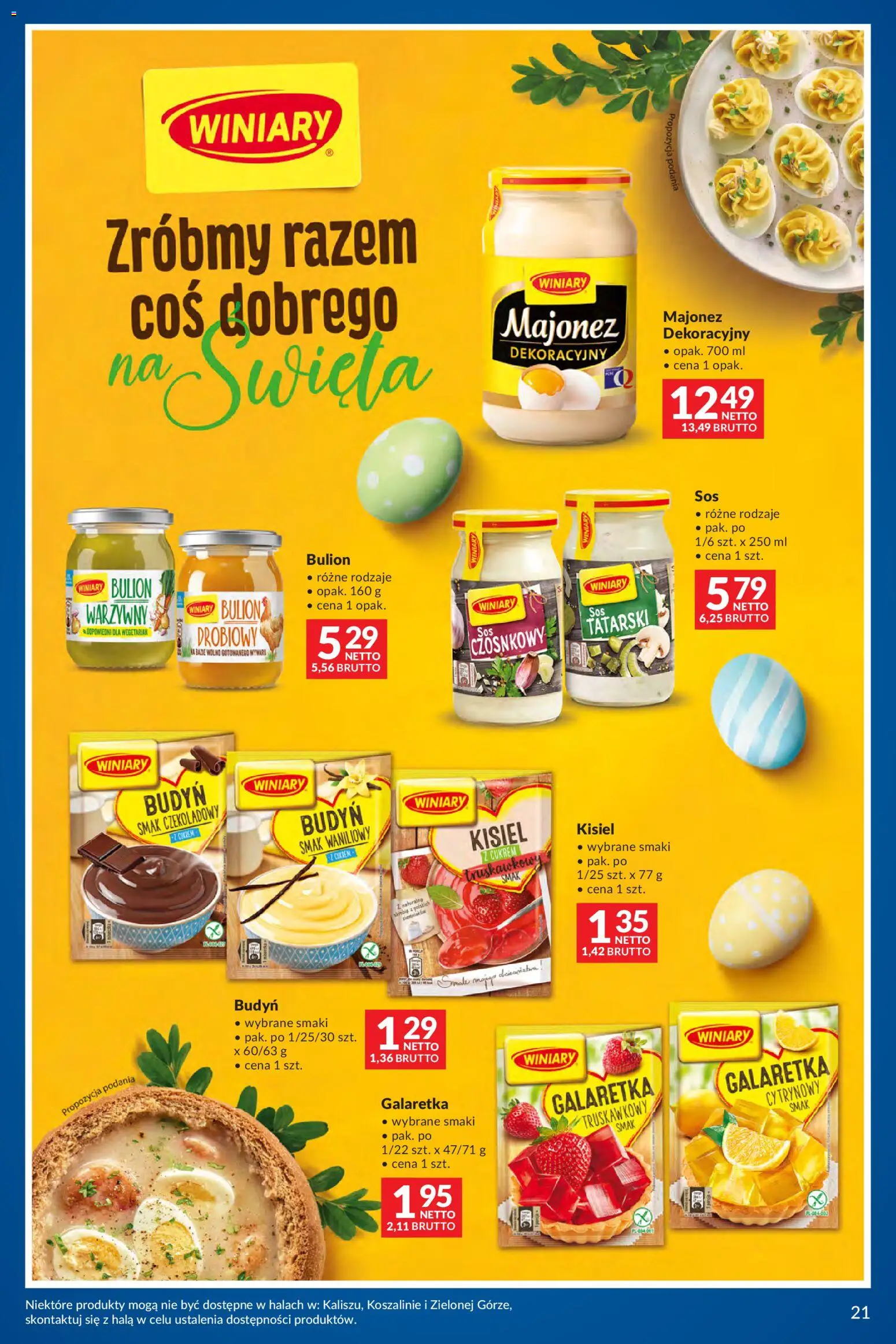 Makro Gazetka - Na wiosnę od 03.03.2026 | Strona: 21 | Produkty: Galaretka, Majonez