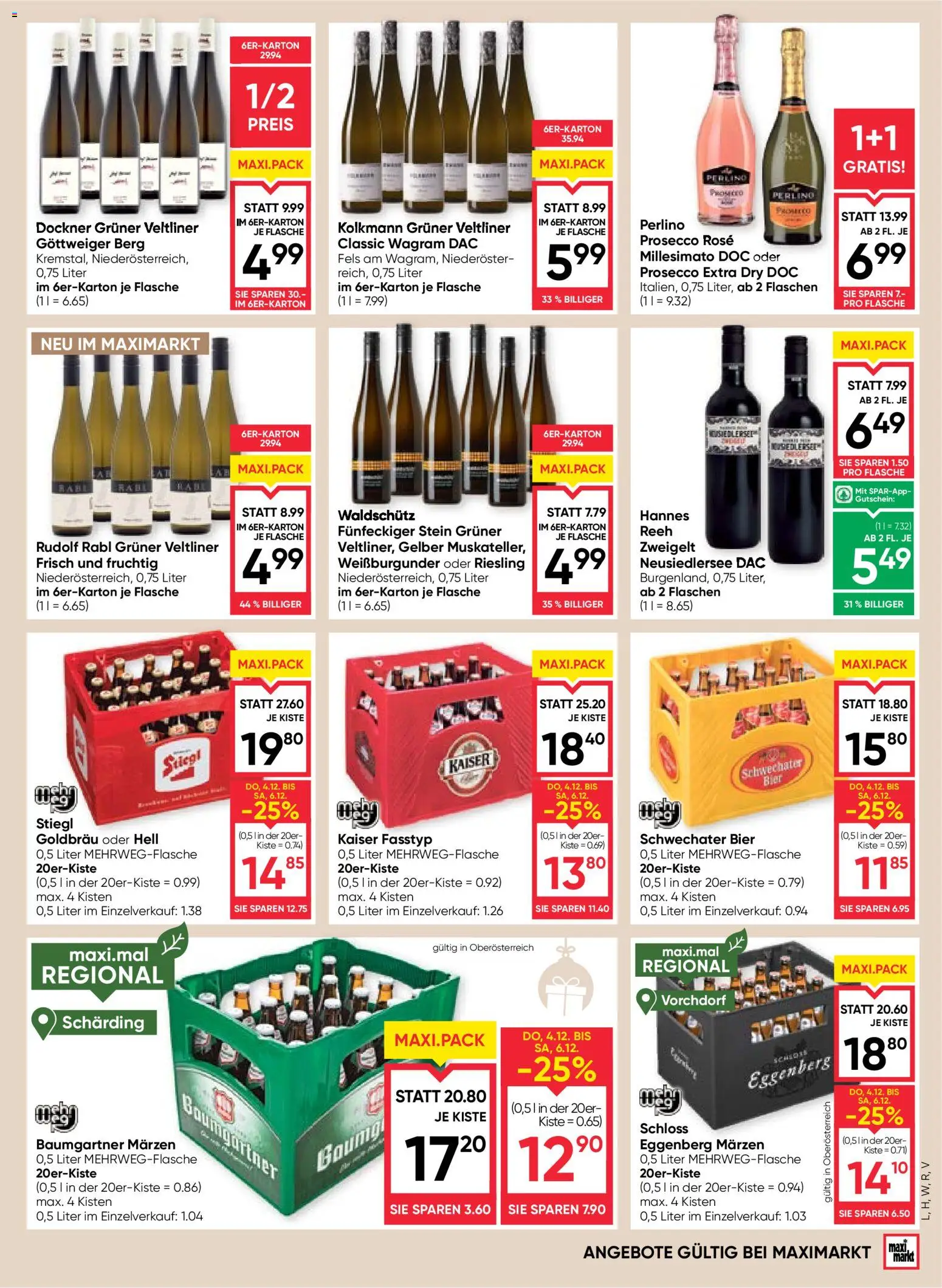 Maximarkt Flugblatt gültig ab 04.12.2025 | Seite: 15 | Produkte: Bier