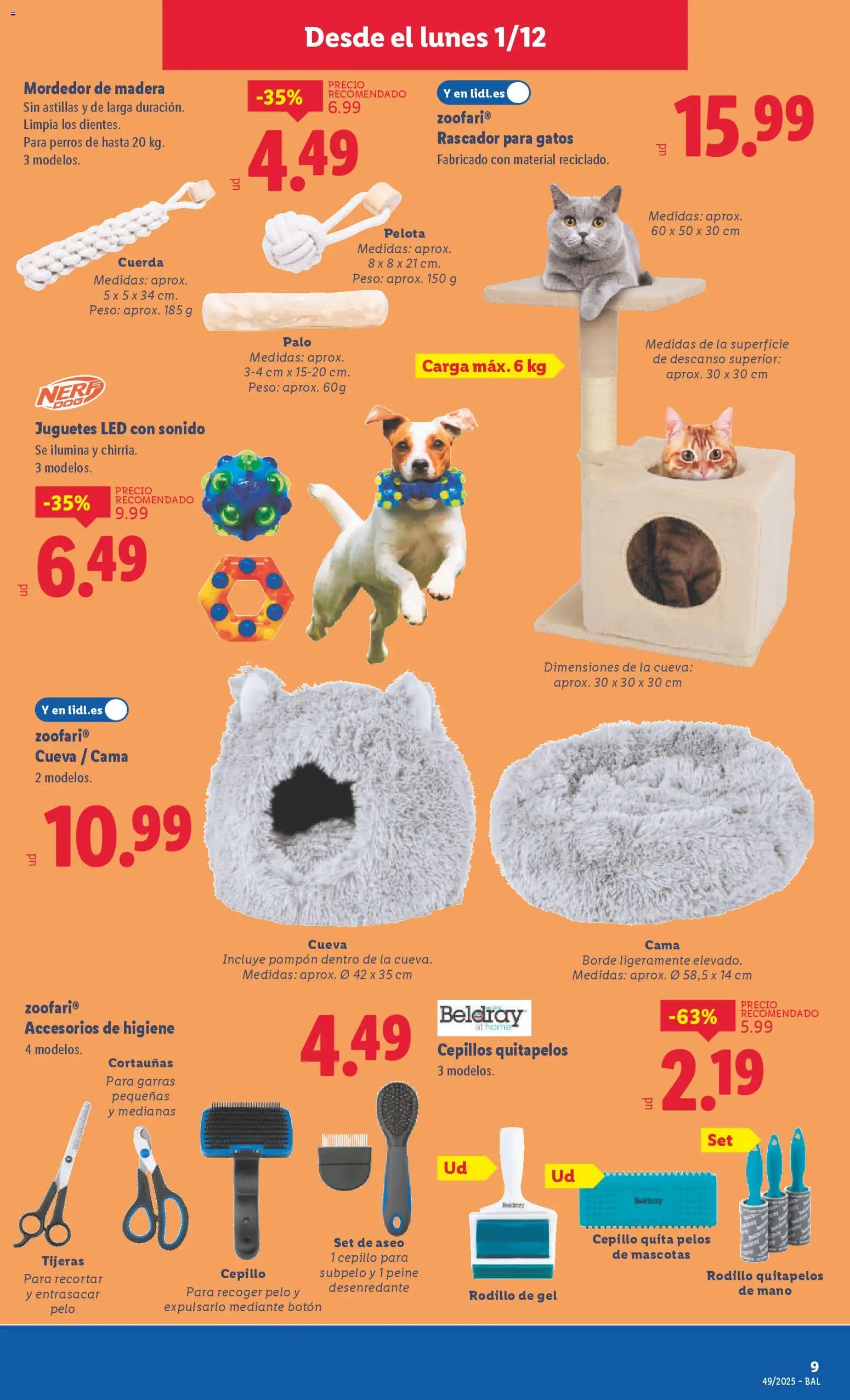 Lidl folleto de bazar │ válido desde el 01.12.2025 | Página: 21 | Productos: Cepillo, Βερμούτ, Peso, Cama