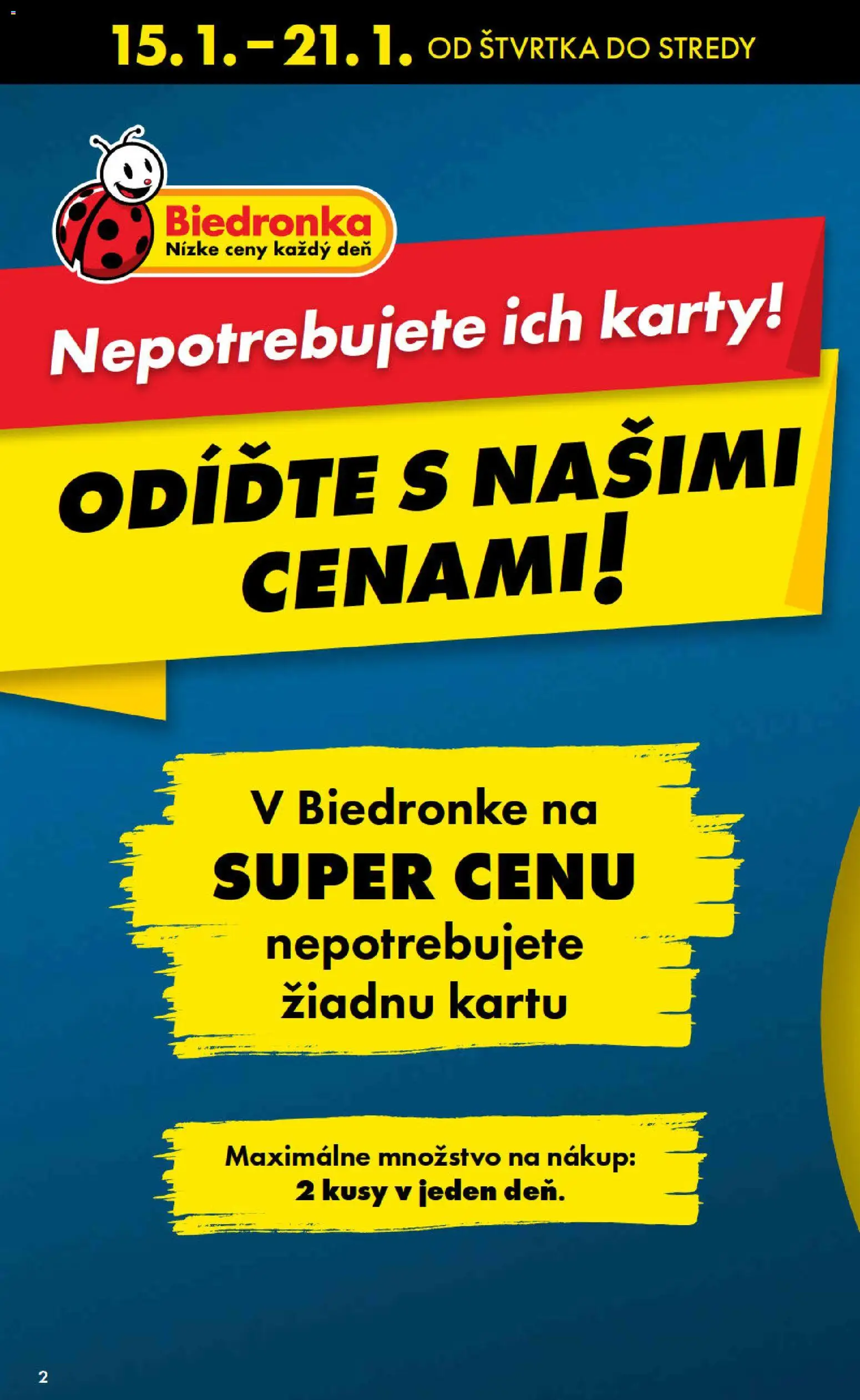 Nové Biedronka akcie – leták je platný od 15.01.2026 | Strana: 2