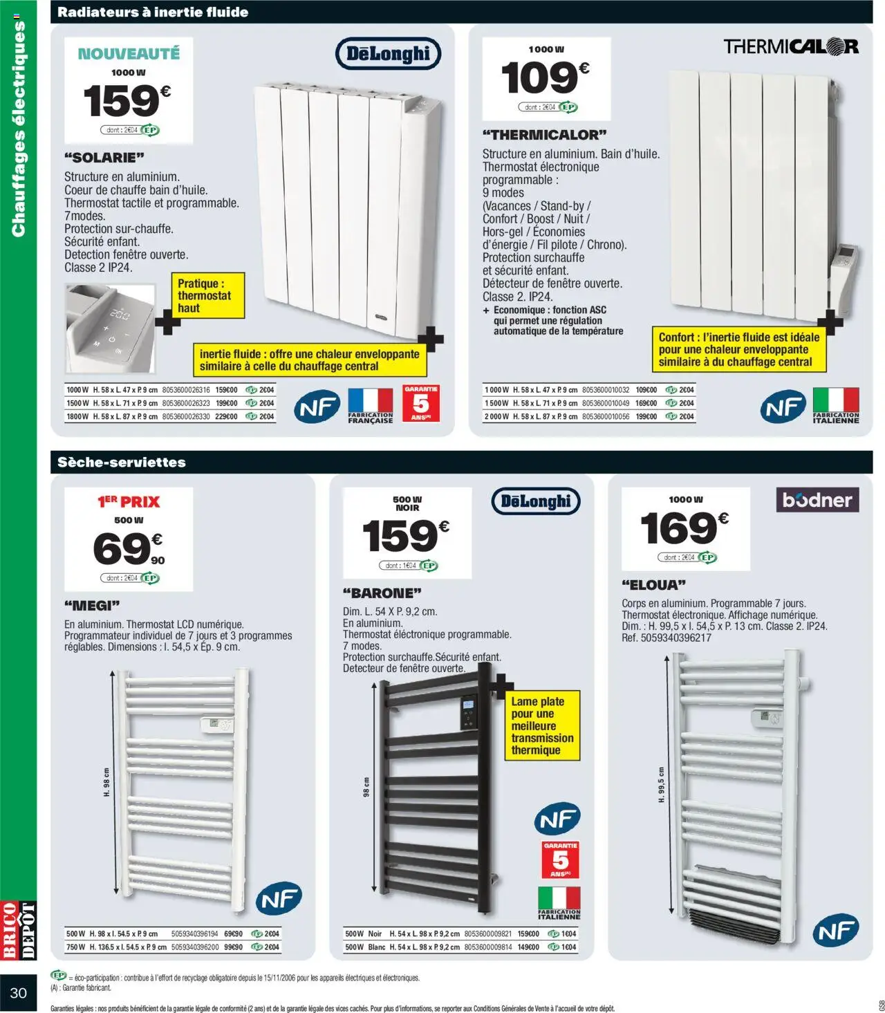 {H1} | Page: 30 | Produits: Delonghi