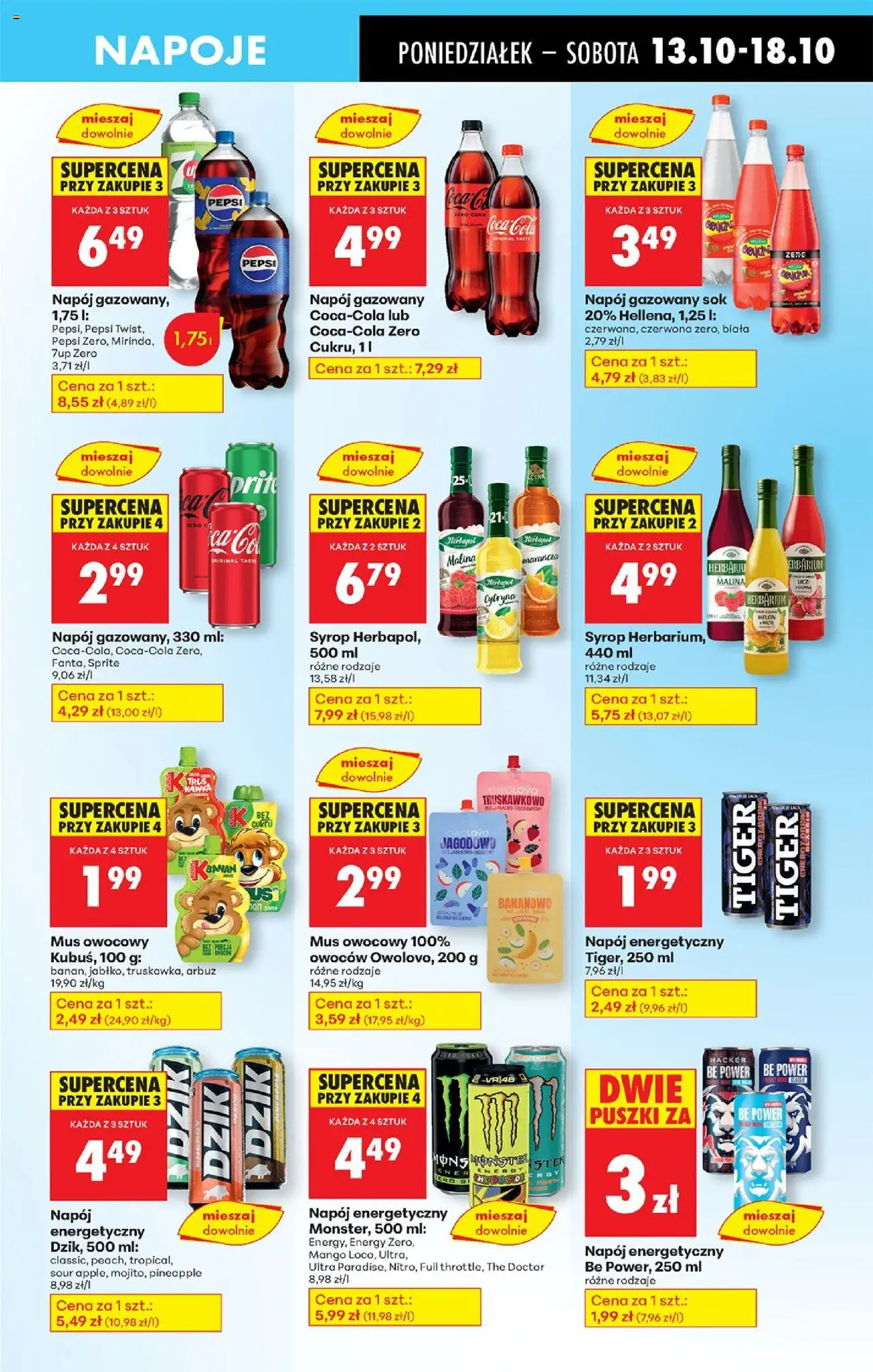 Biedronka gazetka od 13.10.2025 | Strona: 61 | Produkty: Mango, Herbarium, Sok, Banan