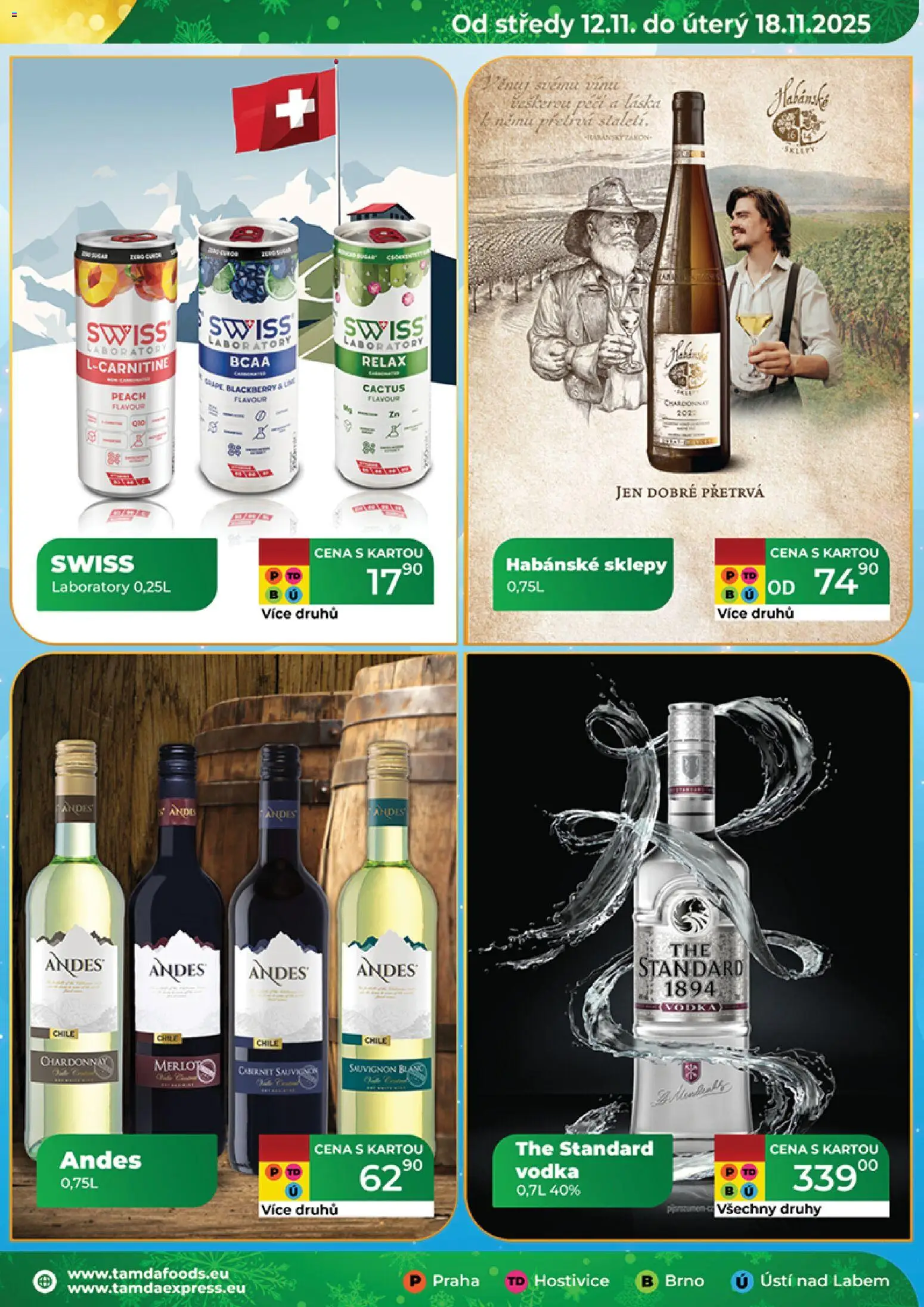 Tamda Foods leták od 12.11.2025 | Strana: 23 | Produkty: BCAA, Vodka, Habánské sklepy, Merlot