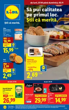 Ofertele Lidl valabile de la 27.10.2025