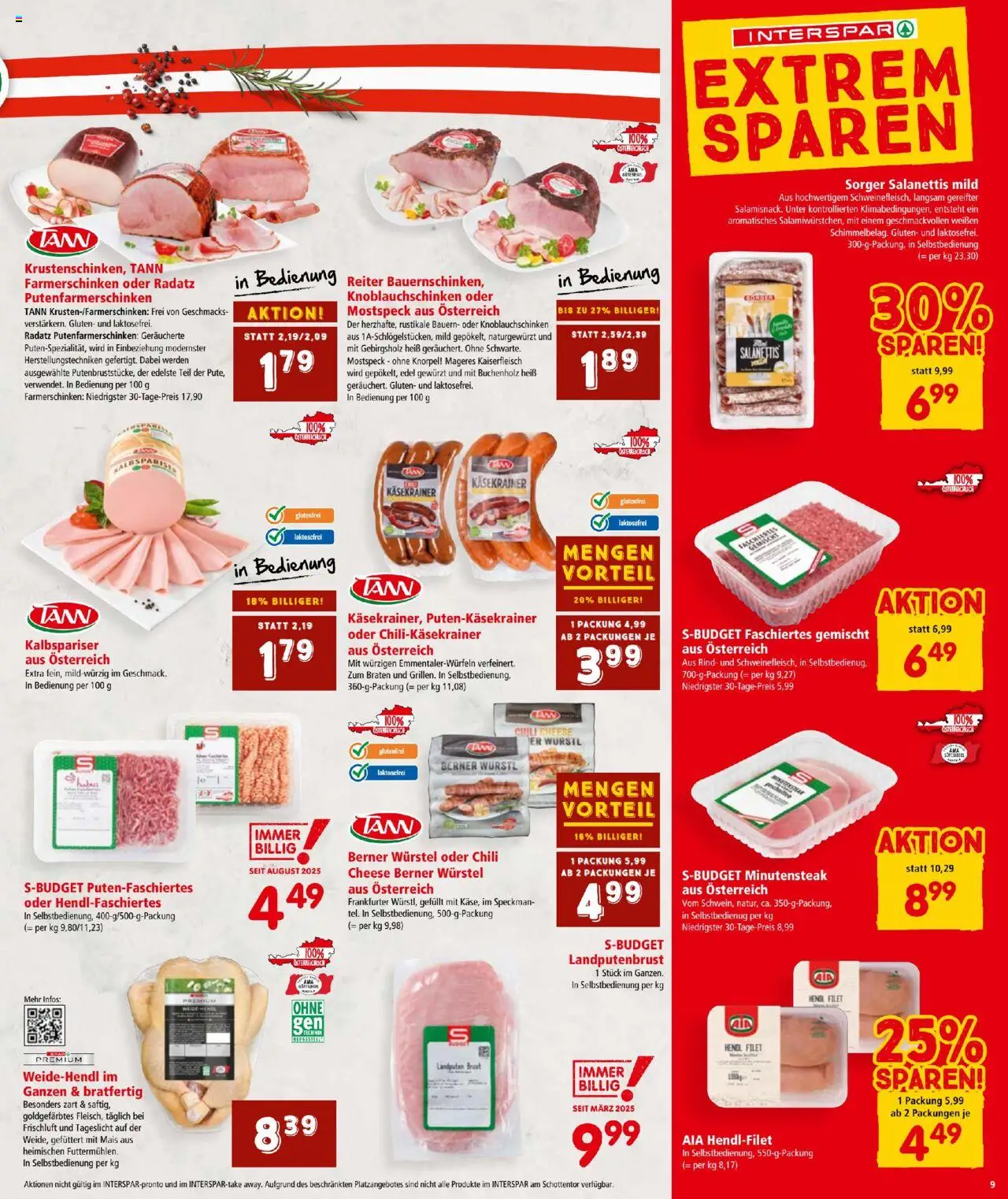 Interspar Flugblatt gültig ab 09.10.2025 | Seite: 9 | Produkte: Chili