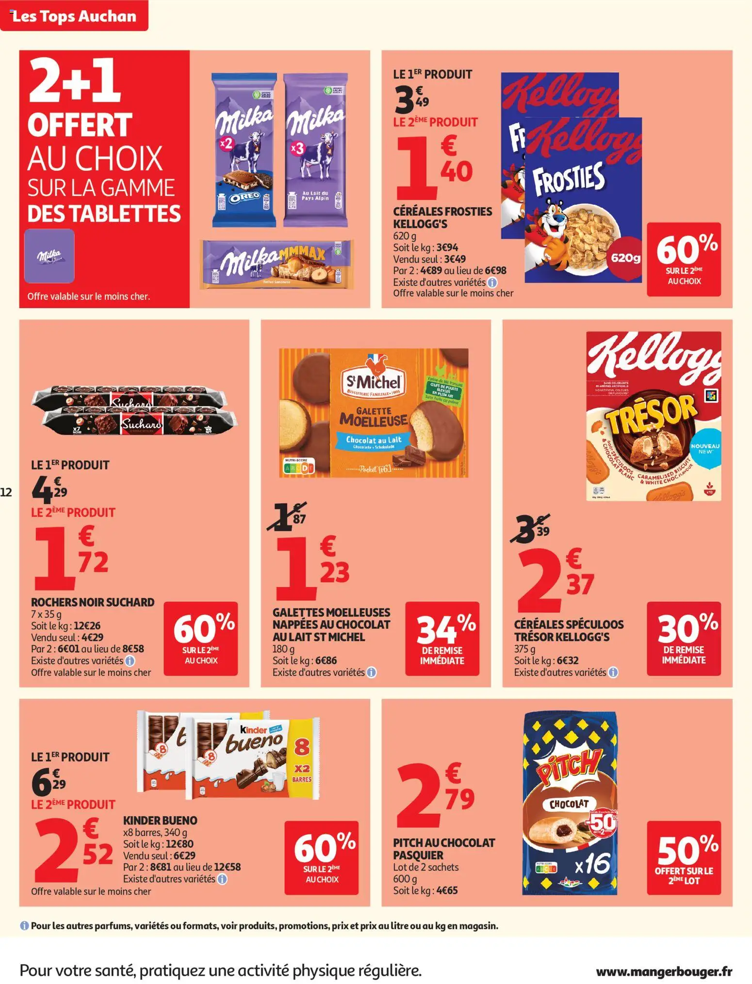 {H1} | Page: 12 | Produits: Farine de ble, Farine, Kinder Bueno, Lait