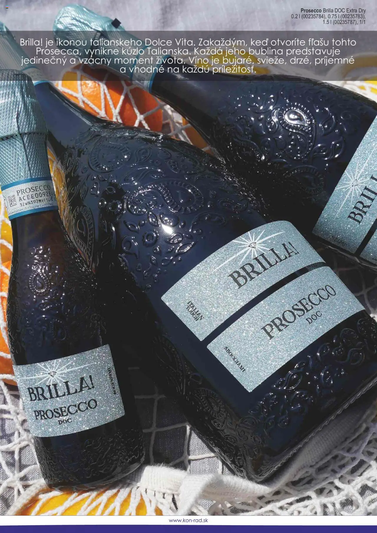 Nové KON - RAD akcie – leták je platný od 01.05.2025 | Strana: 29 | Produkty: Víno, Prosecco