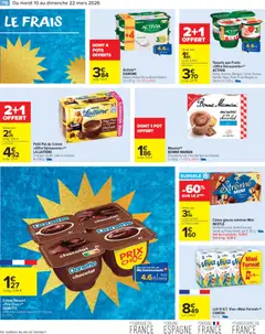Carrefour Market - Prévisualisation de Carrefour Market catalogue semaine 11 valide à partir de 10.03.2026 | Page: 38 | Produits: Yaourts, Cônes, Chocolat, Crème