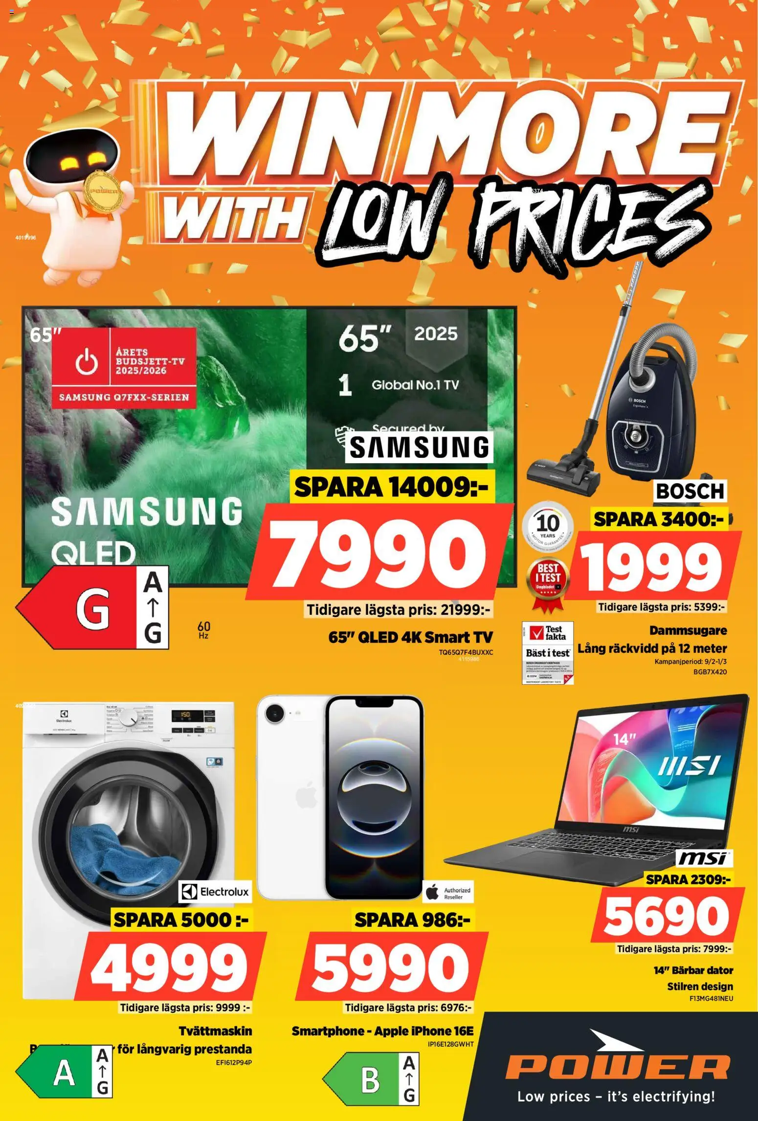 Power reklamblad aktuell från 09.02.2026 | Sida: 1