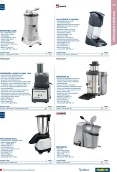 Náhled letáku Makro leták - Gastro vybavení a zařízení od 01.02.2026 | Strana: 185 | Produkty: Košík, Vypínač, Odšťavňovač, Koš