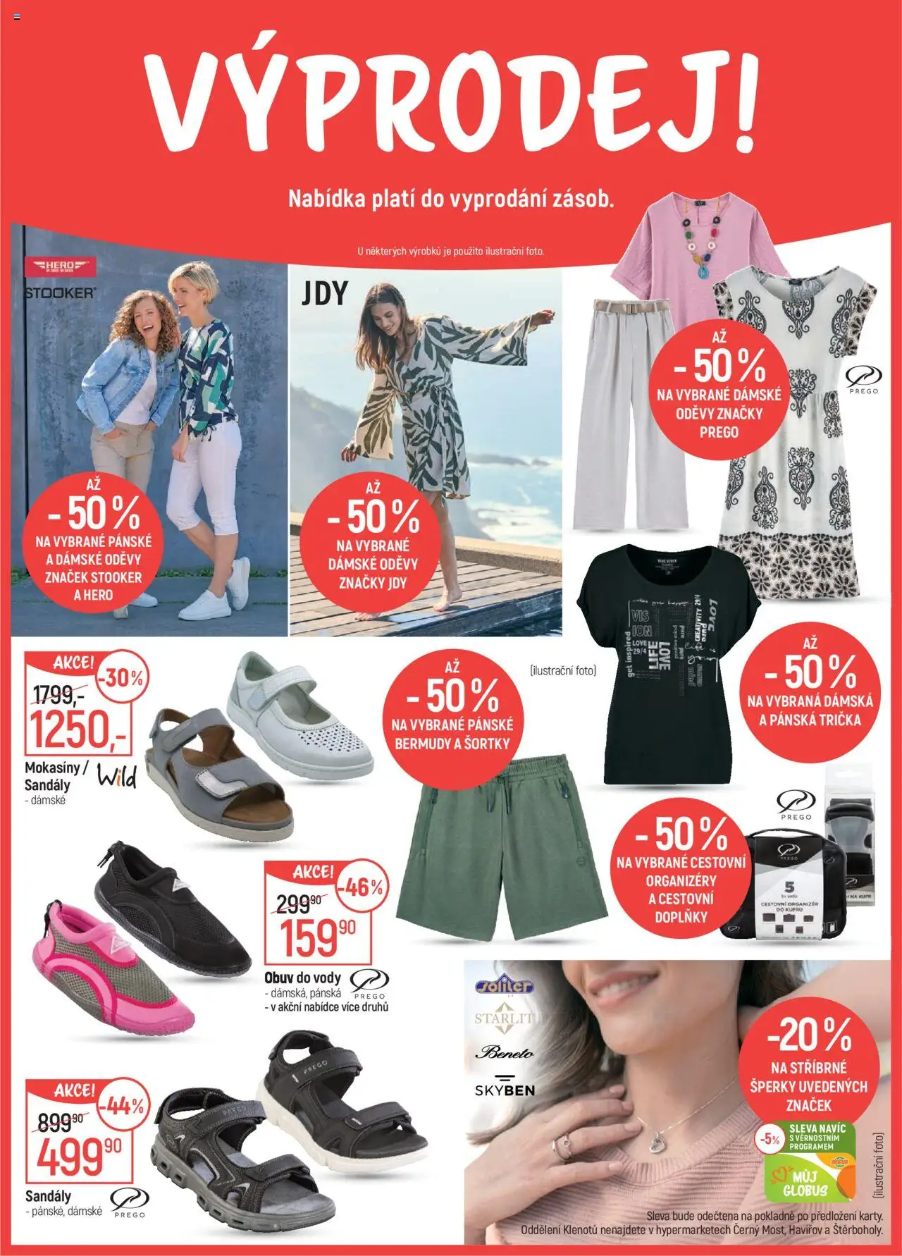 Globus leták - Chomutov od 06.08.2025 | Strana: 31 | Produkty: Organizér, Globus, Šperky, Sandály