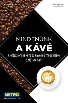 Metro - Mindenünk a kávé - amely érvényes a következő dátumtól: 01.10.2025