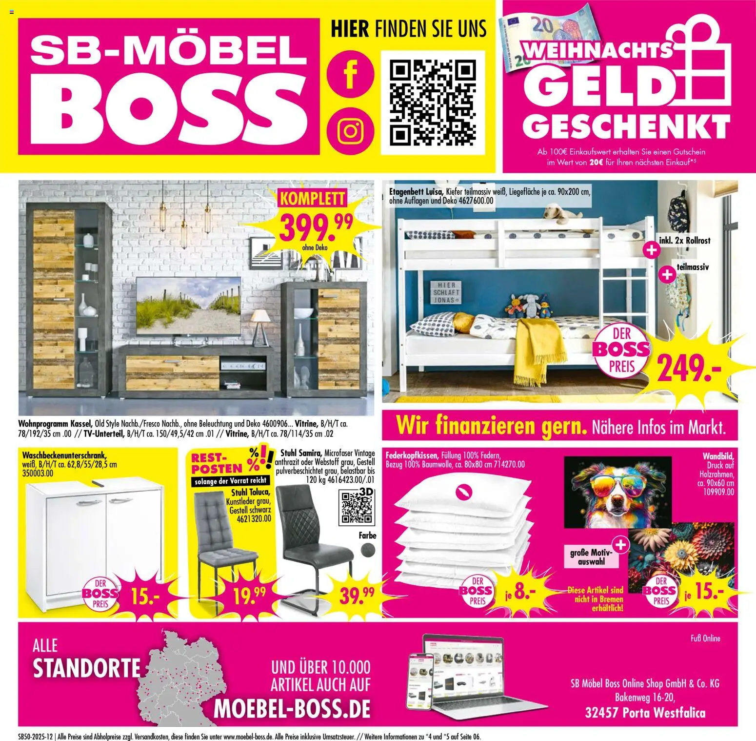 SB Möbel Boss Prospekt 	 – gültig ab 06.12.2025 | Seite: 12 | Produkte: Stuhl