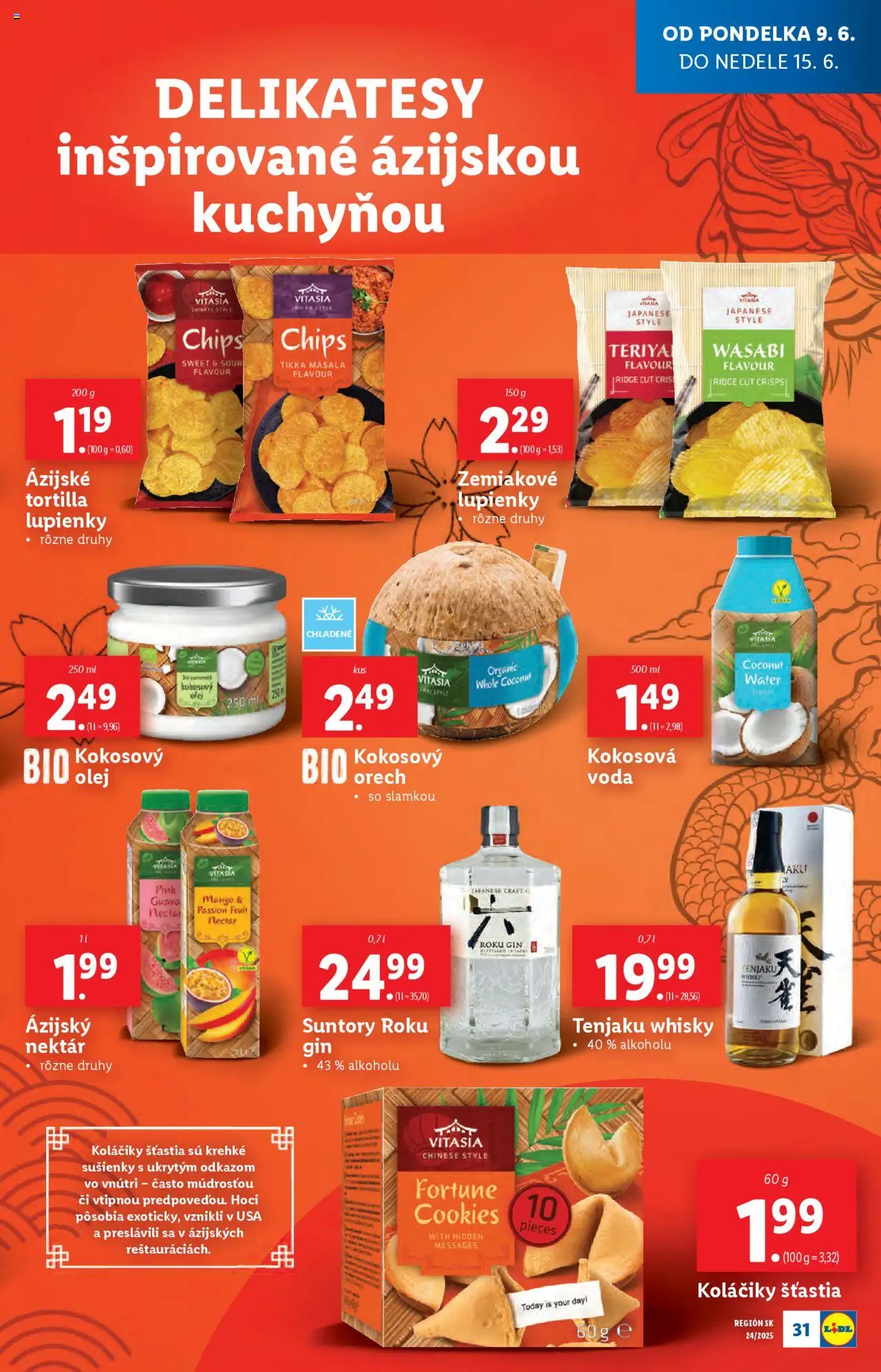 Lidl leták │ platný od 09.06.2025 | Strana: 35 | Produkty: Olej, Kokosový orech, Gin, Mango