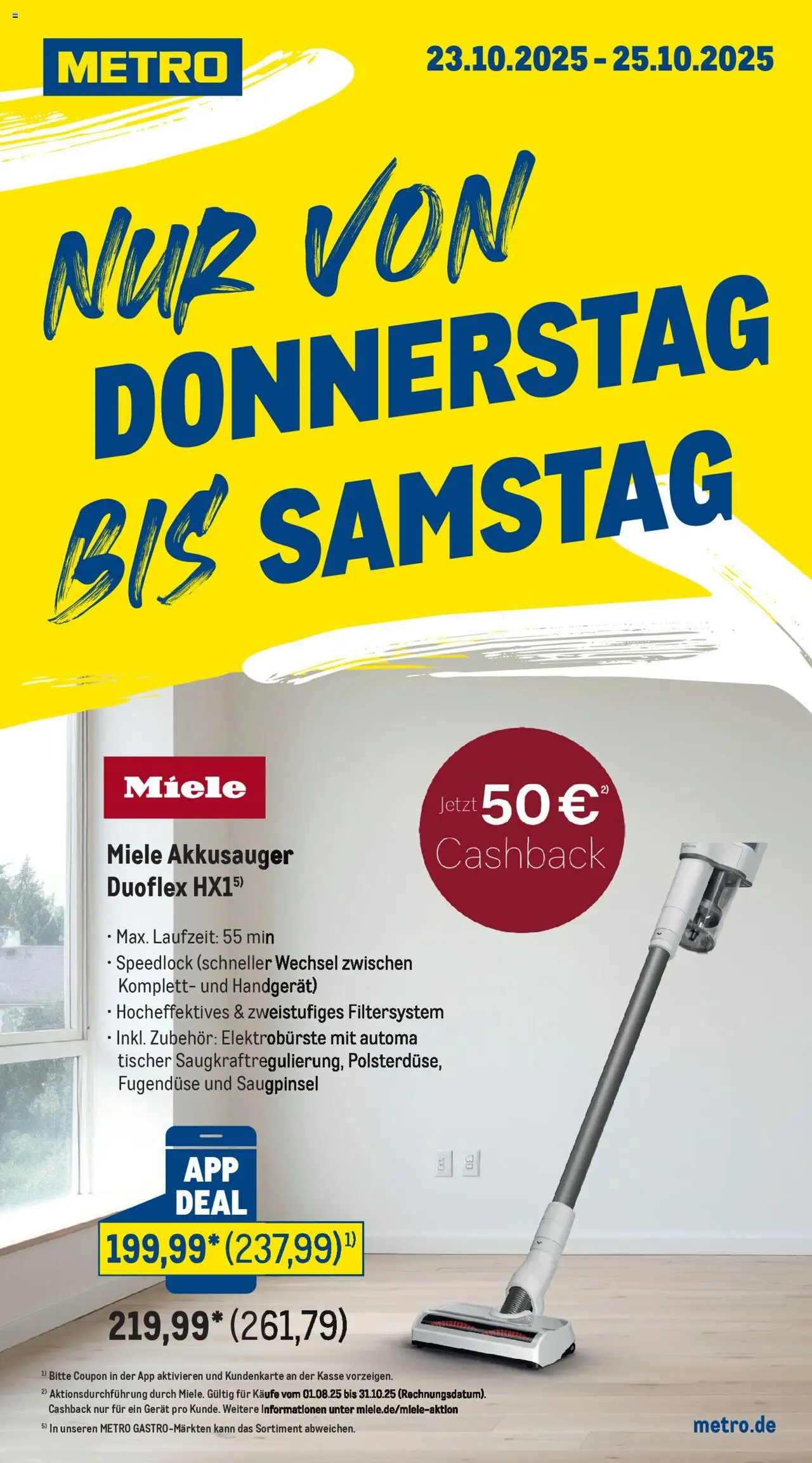 Metro  App Deals – gültig ab 20.10.2025 | Seite: 3 | Produkte: Miele