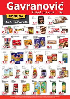 Katalog Gavranović - Pregled kataloga iz trgovine Gavranović, vrijedi od 12.03.2026 | Stranica: 3 | Proizvodi: Kava instant, Med, Nescafe, Tjestenina