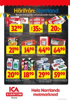 ICA Kvantum - Boden - Förhandsvisning av reklamblad från butik ICA Kvantum aktuell från 20.10.2025 | Sida: 10 | Produkter: Falukorv, Ost, Potatis, Lime