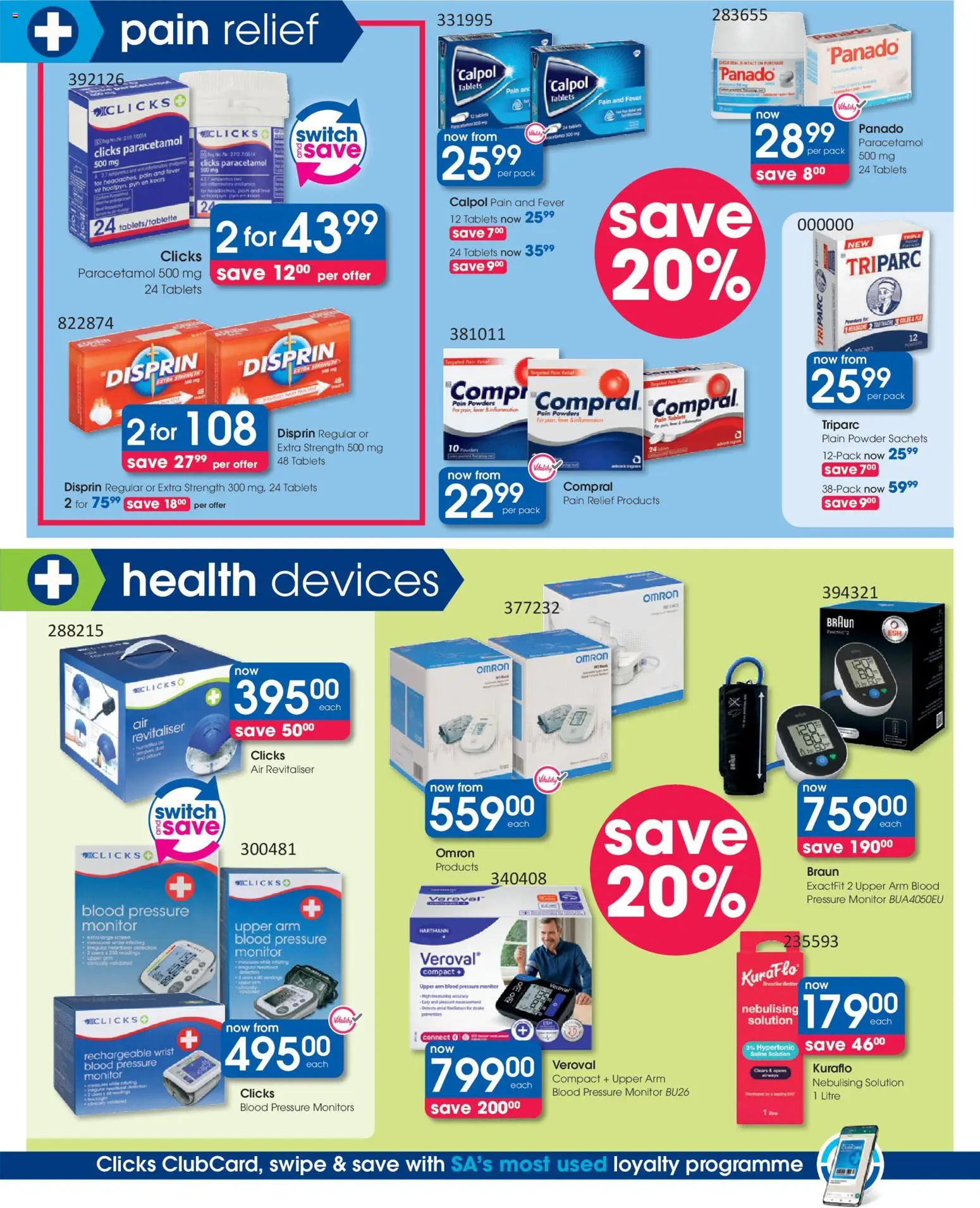 New Clicks catalogue – valid from 23.10.2025 | Page: 26 | Products: Monitor, Powder, Switch