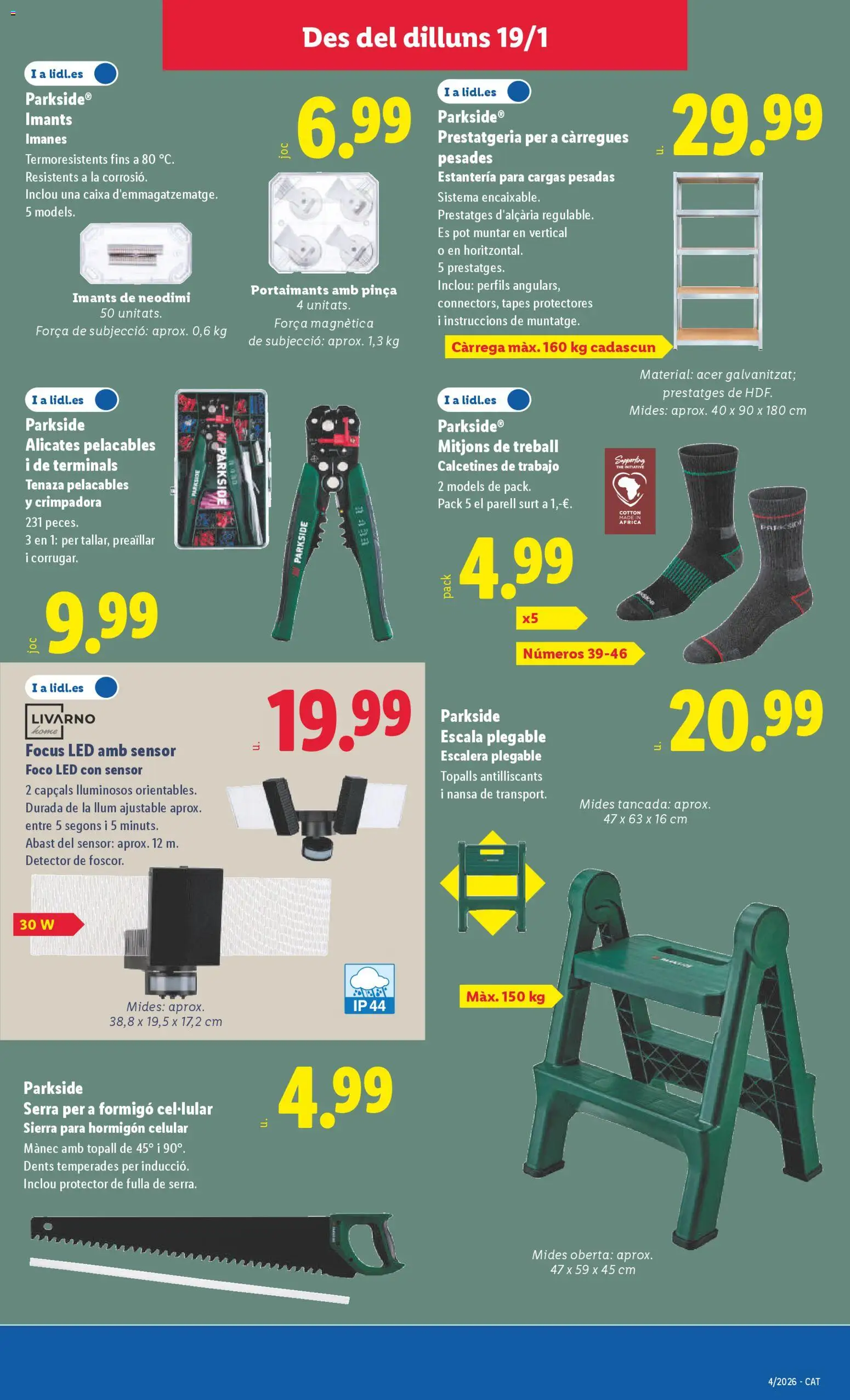 Lidl folleto de bazar │ válido desde el 19.01.2026 | Página: 9