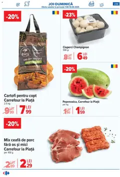 Catalog Carrefour – valabil de la 06.08.2025 | Pagină: 3 | Produse: Keçeli kalem, Mici, Ciuperci, Cartofi