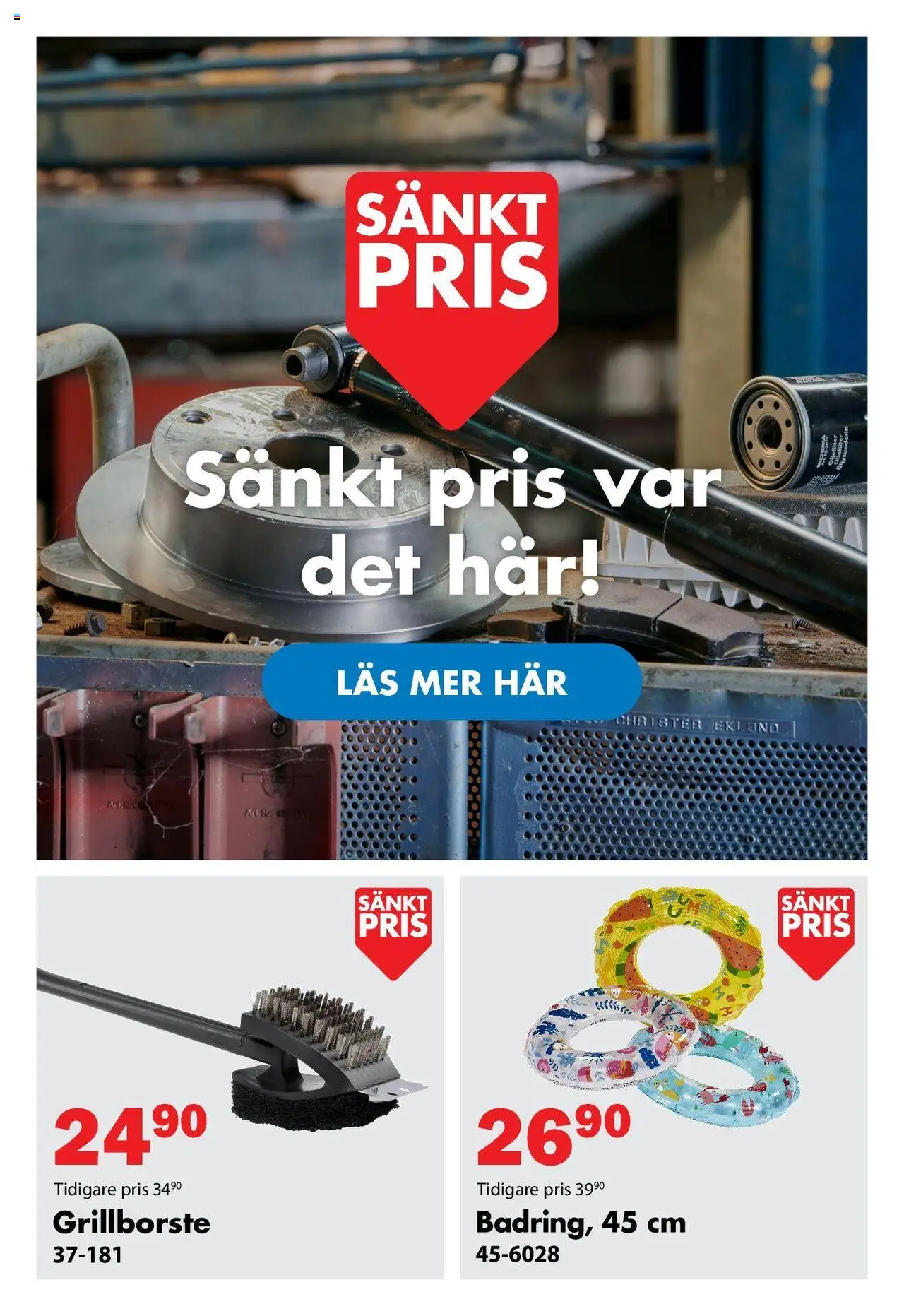 Biltema reklamblad aktuell från 01.08.2025 | Sida: 14 | Produkter: Grillborste