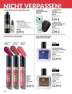 AVON Katalog Februar 2026 ab 01.02.2026 gültig | Seite: 184 | Produkte: Toilette, Parfüm, Seife, Serum