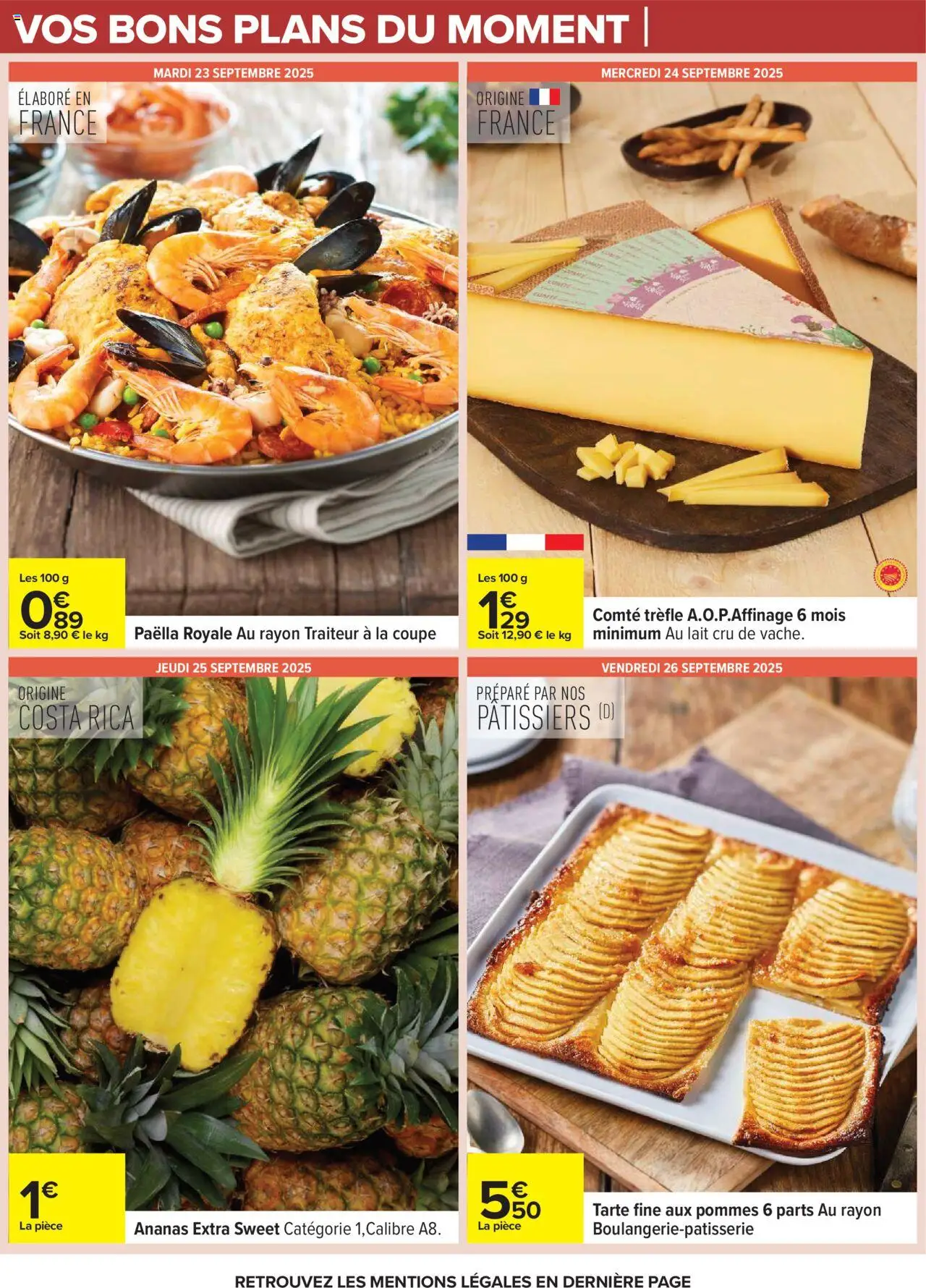  | Page: 25 | Produits: Lait, Pommes, Ananas
