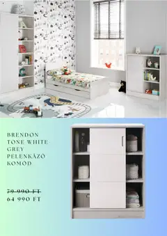 Brendon Akciós újság - amely érvényes a következő dátumtól: 15.10.2025 | Oldal: 9 | Termékek: Komód, Pelenkázó