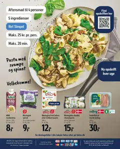 Føtex tilbudsavis – gyldig fra 19.09.2025 | Side: 39 | Produkter: Champignon, Svampe, Pasta, Spinat