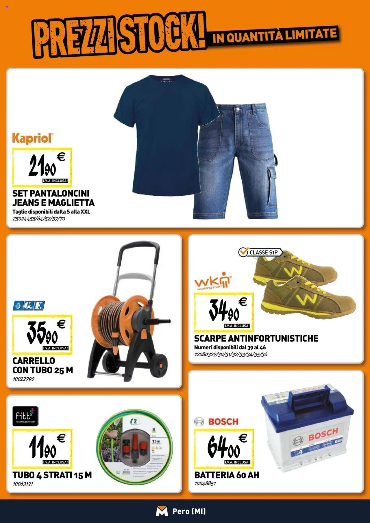 Volantino TECNOMAT del 25.06.2025 | Pagina: 15 | Prodotti: Pantaloncini, Jeans, Carrello, Batteria