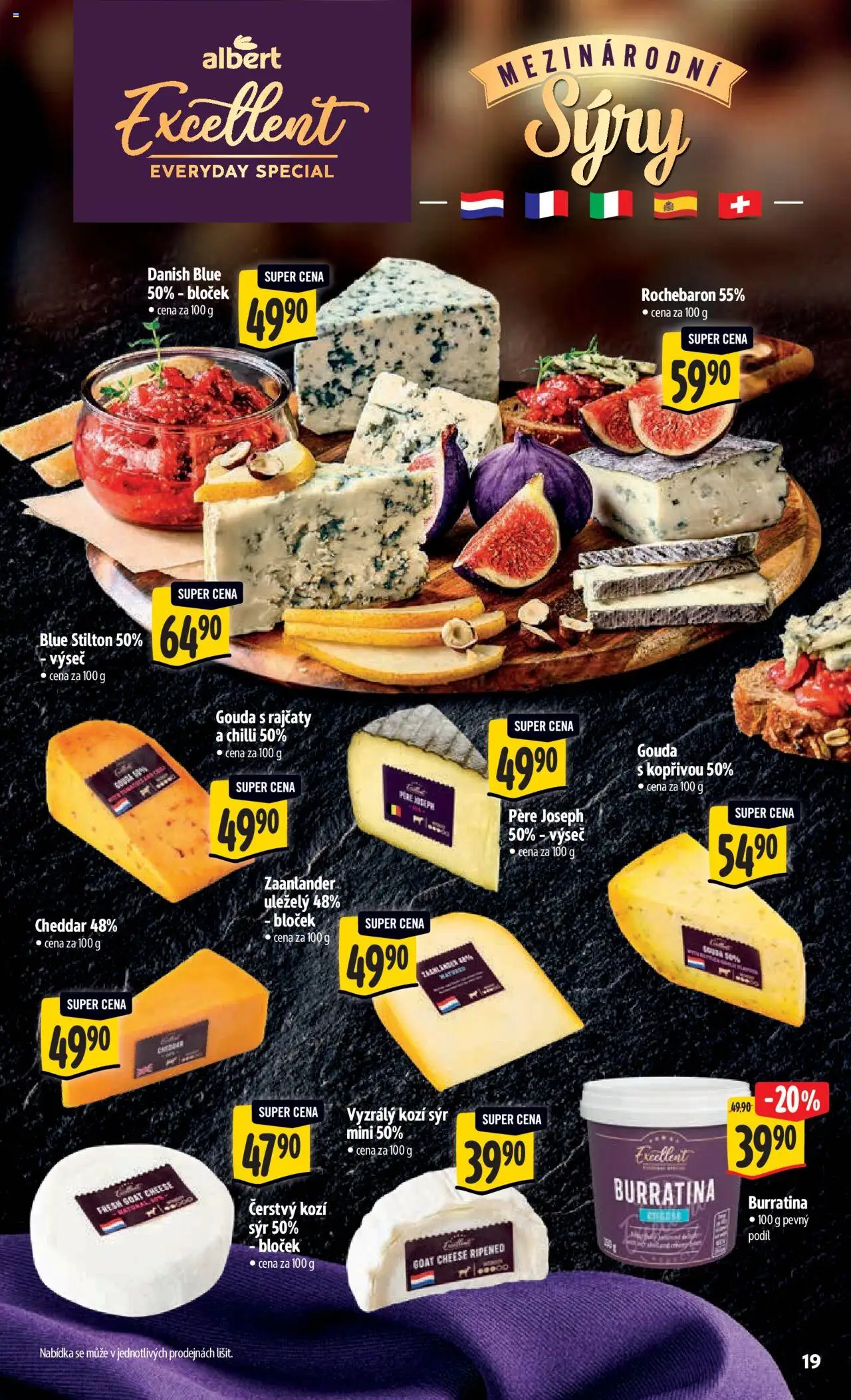 Albert leták - Strakonice od 10.09.2025 | Strana: 24 | Produkty: Gouda, Sýr, Kozí sýr, Cheddar