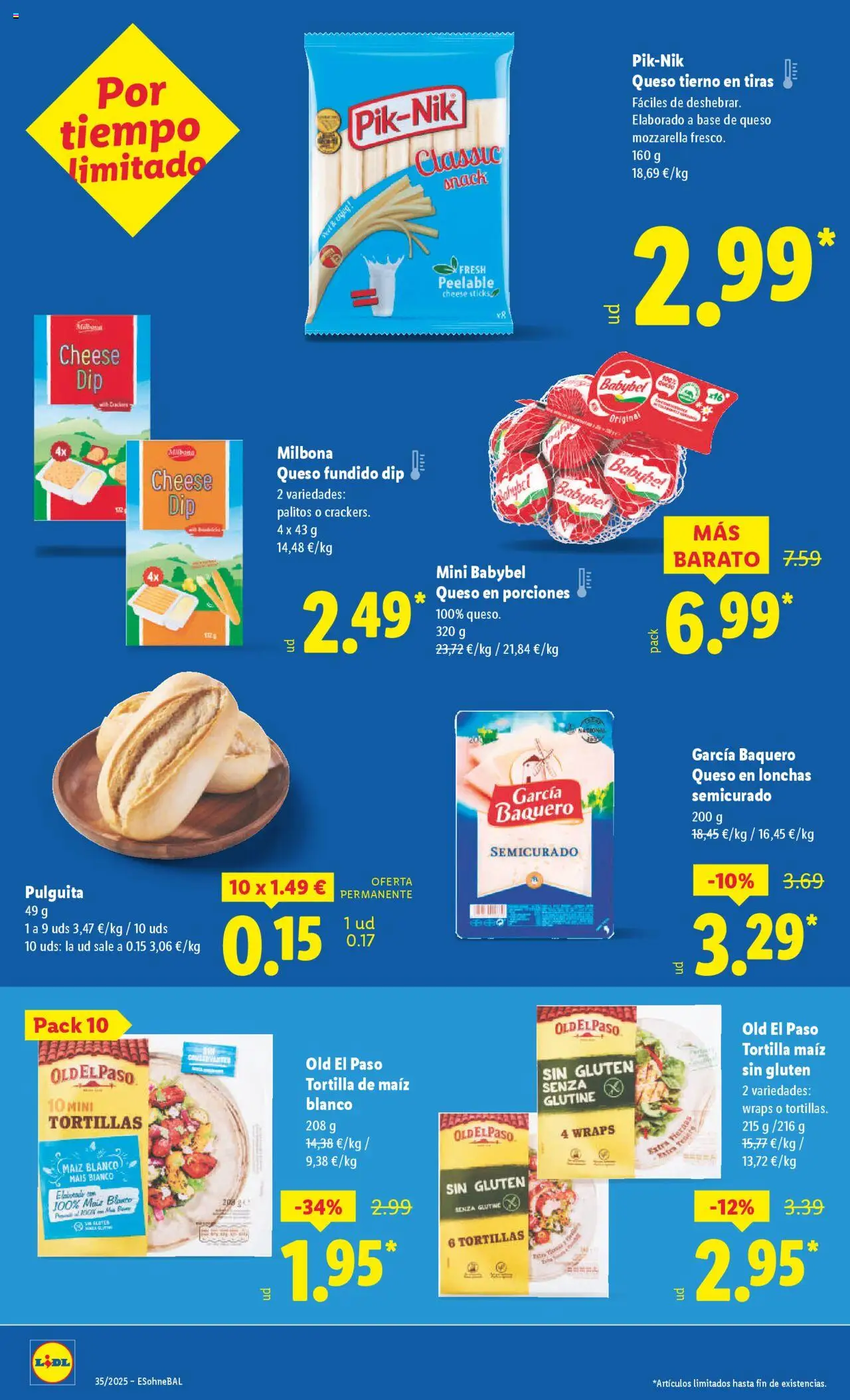 Lidl catálogo MAD │ válido desde el 25.08.2025 | Página: 16 | Productos: Γραβάτα, Queso