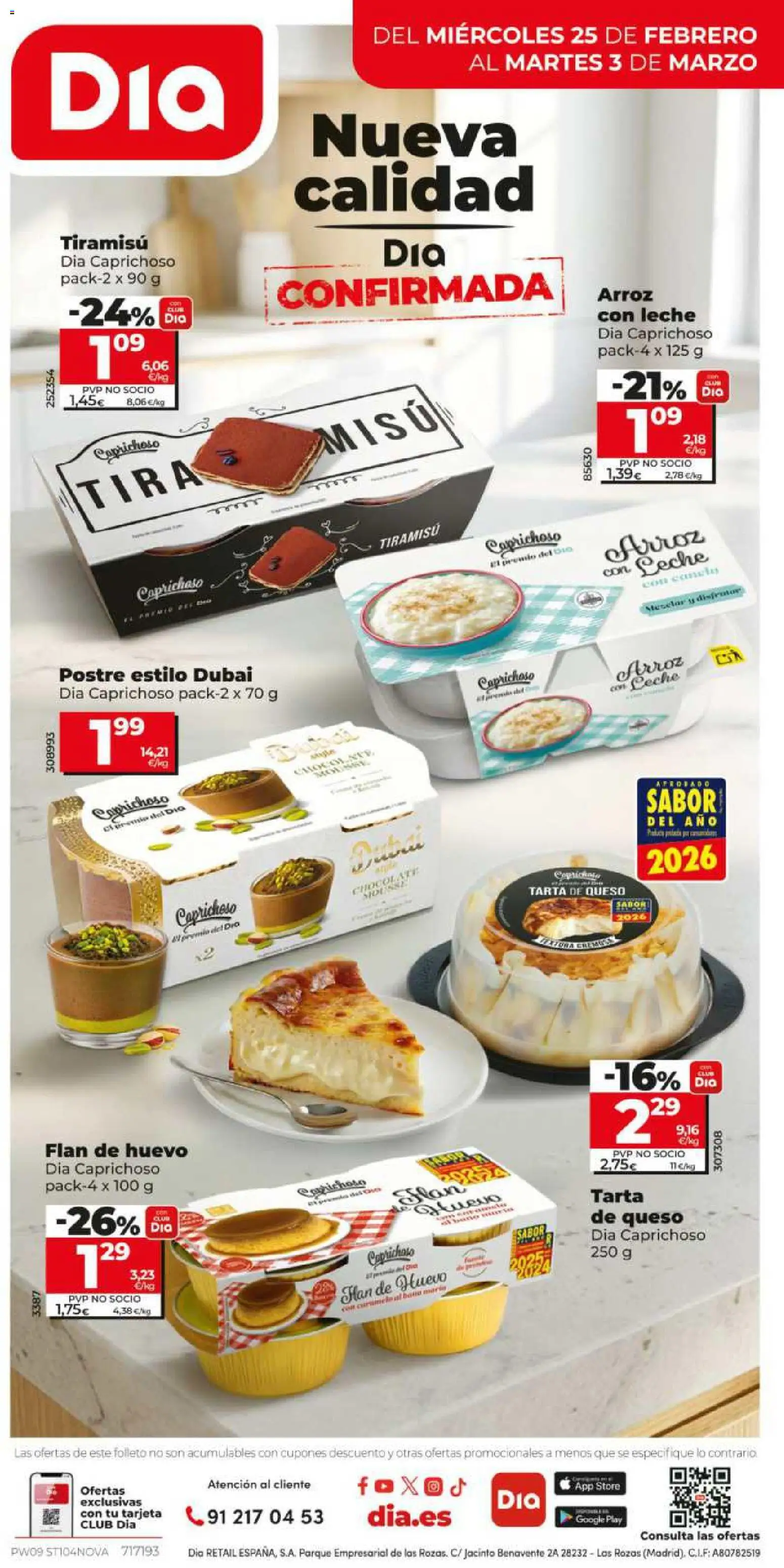 Dia - folleto Market │ válido desde el 25.02.2026 | Página: 12 | Productos: Leche, Queso, Chocolate, Arroz