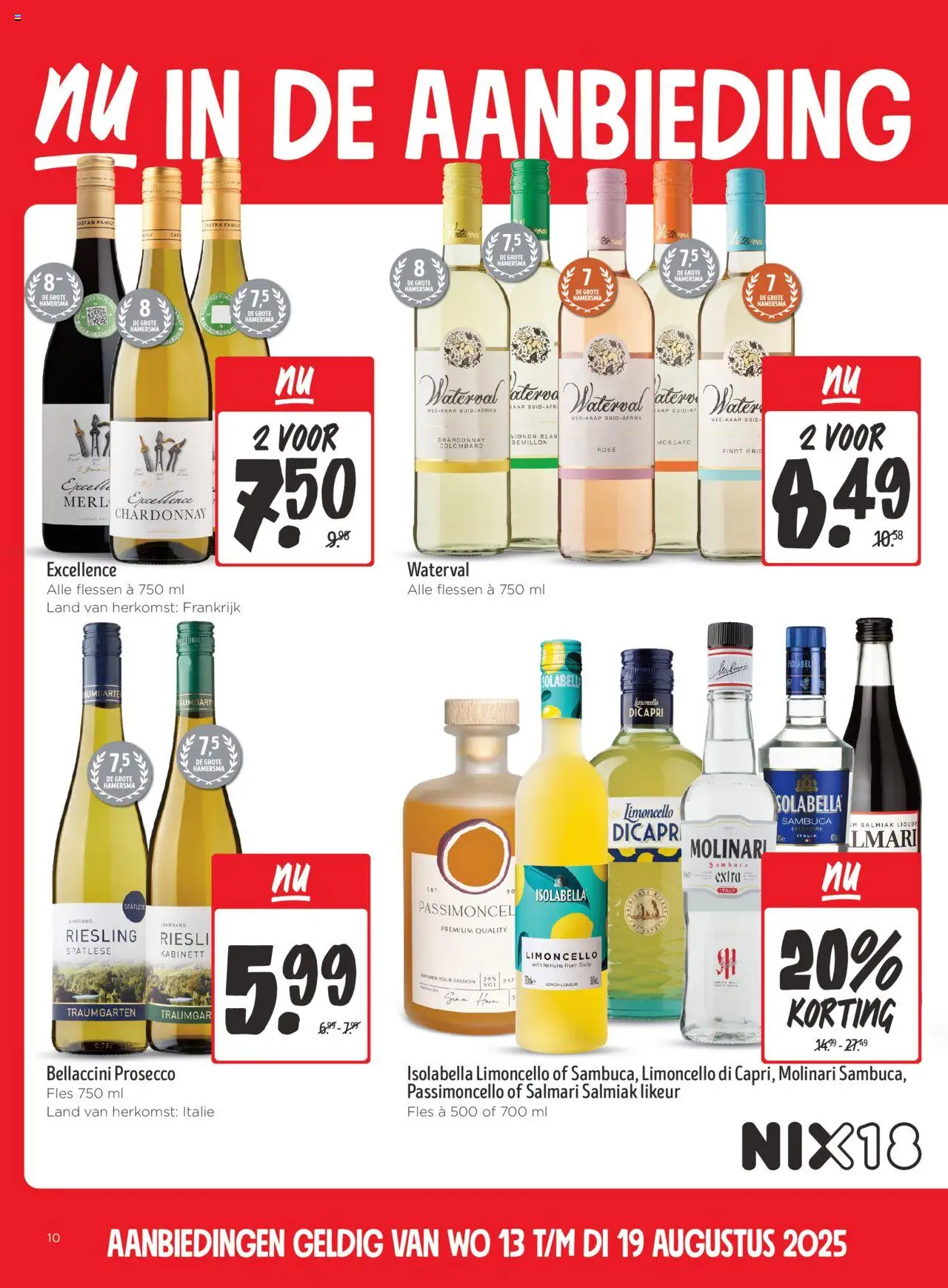  | Pagina: 10 | Producten: Fles