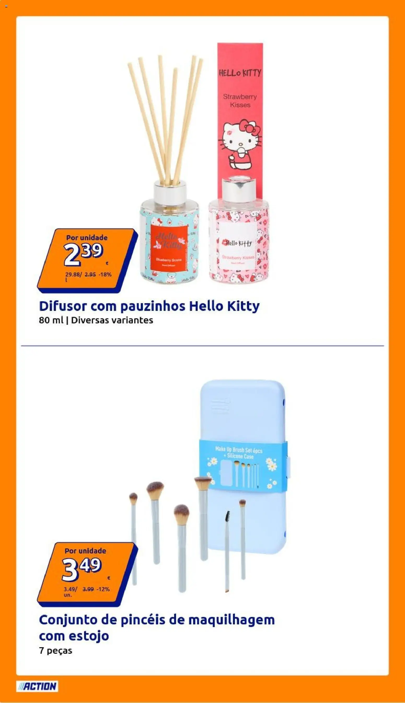 Action folheto │ válido de 22.04.2026 | Página: 12 | Produtos: Pinceis de maquilhagem, Maquilhagem, Difusor