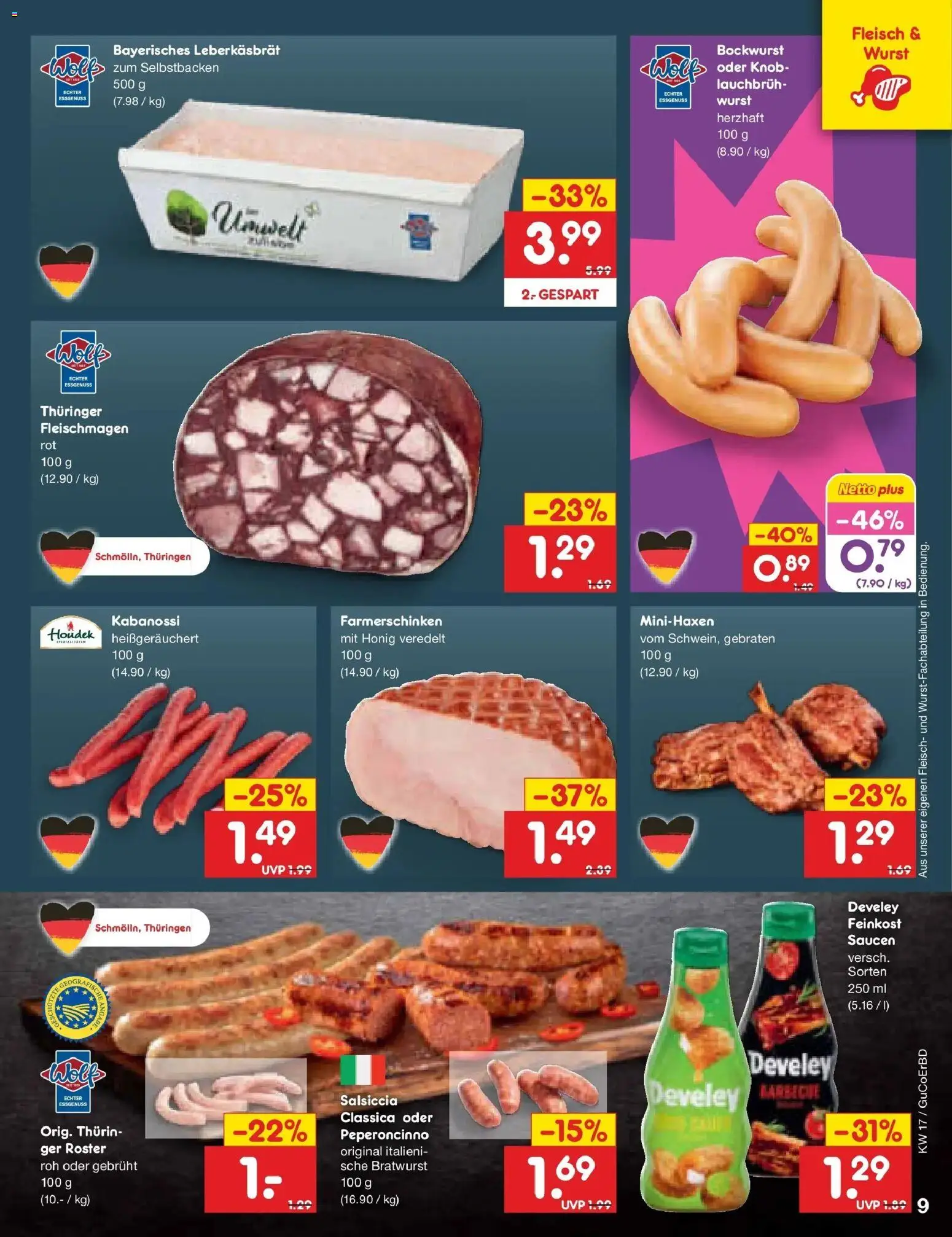 Netto Marken-Discount Prospekt Augustusburg	 – gültig ab 20.04.2026 | Seite: 11 | Produkte: Bockwurst, Bratwurst, Wurst, Fleisch