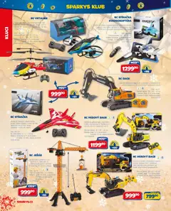 Náhled letáku Sparkys katalog Vánoce od 01.10.2025 | Strana: 76 | Produkty: Kvadrokoptéra, Hra, Baterie, Stan