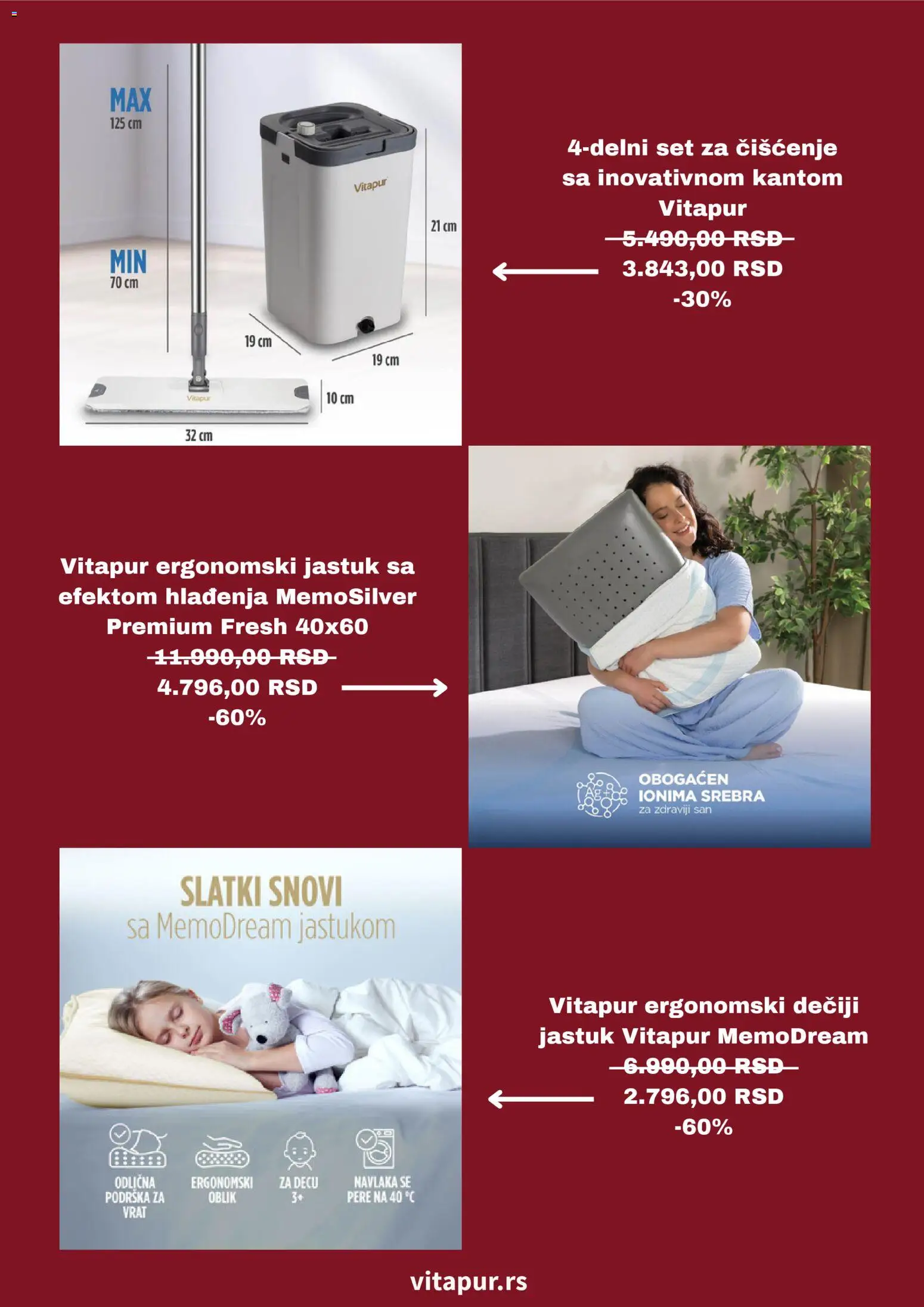 Vitapur katalog - važi od 08.01.2026 | Strana: 3 | Proizvode: Jastuk
