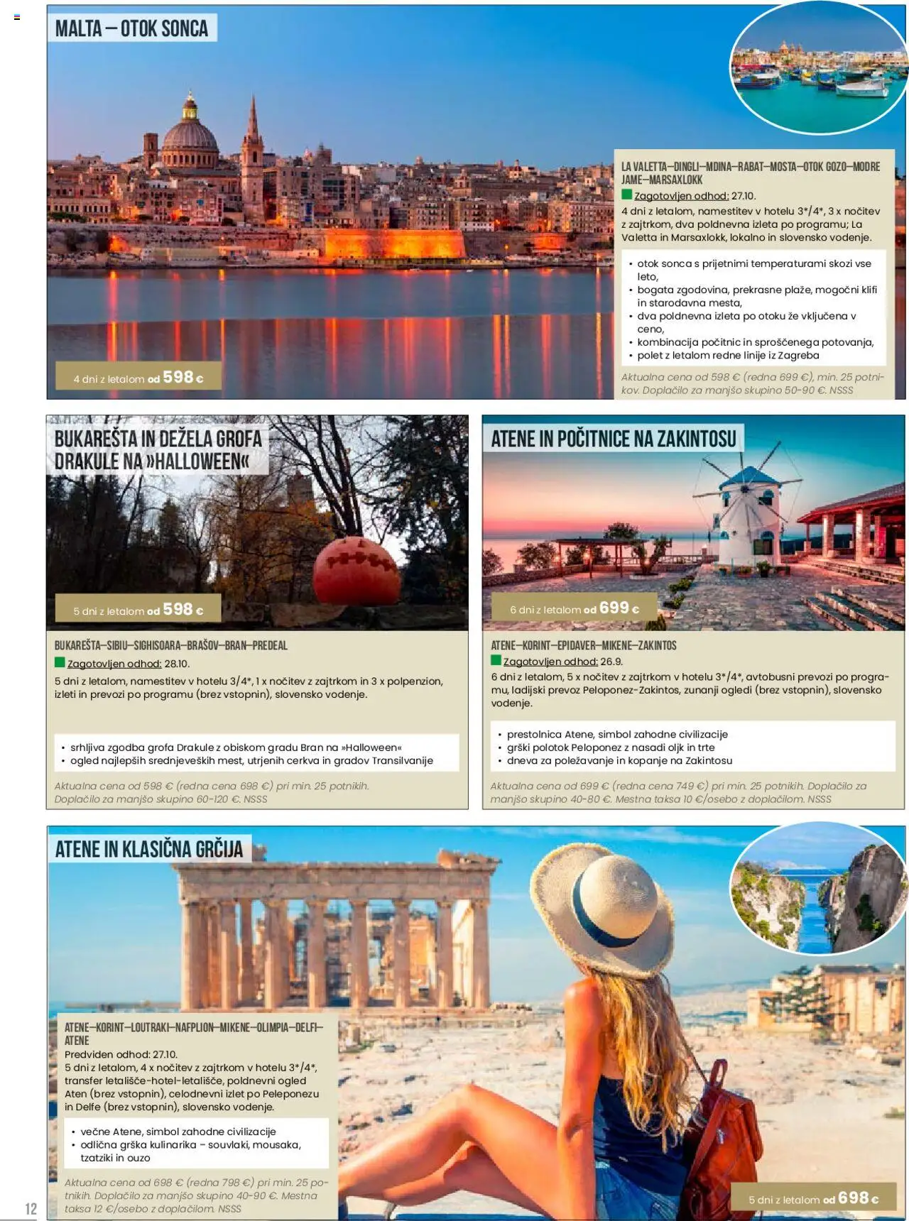 Sonček katalog potovanja │ velja od 19.06.2025 | Stran: 12