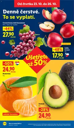 Náhled letáku Mandarinky, 1 kg od 23.10.2025 | Strana: 8